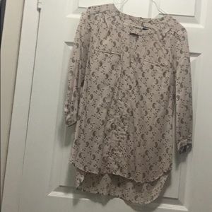 French Connection three-quarter sleeve blouse